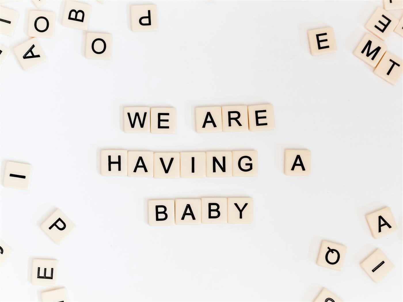 Baby shower announcement