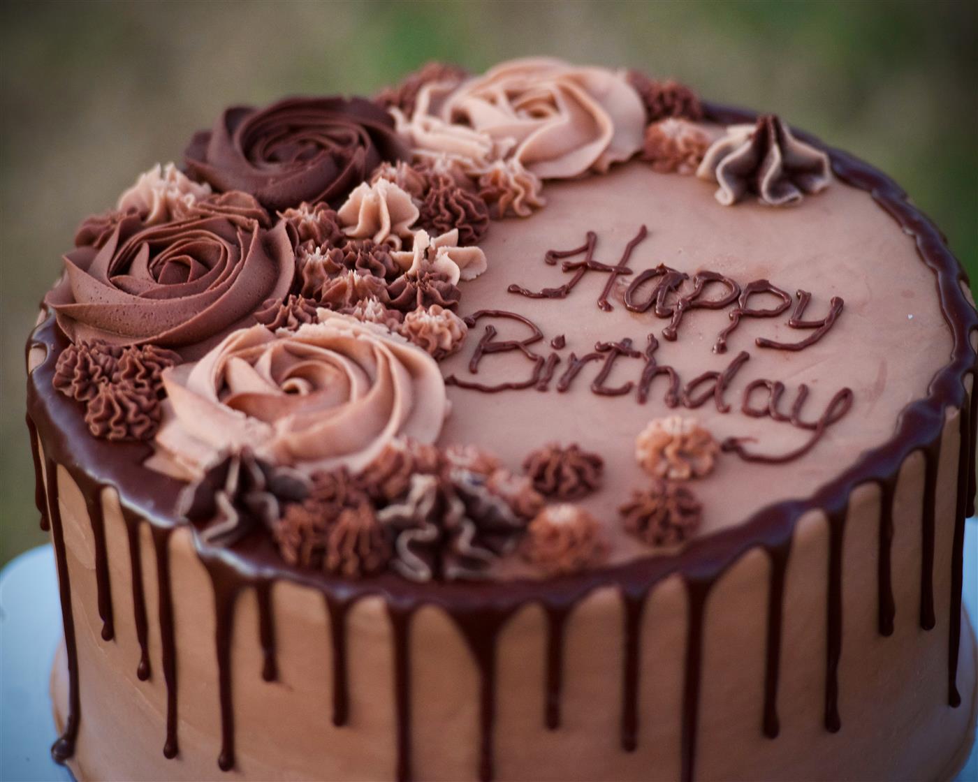 Birthday celebration cake